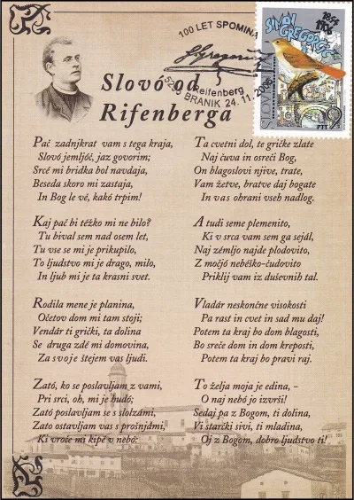 100 LET SMRTI PESNIKA SIMONA GREGORČIČA